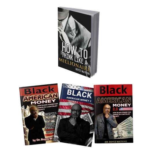 How To Think Like A Millionaire + Black American Money Bundle Pack (4 Books in one for one low price)