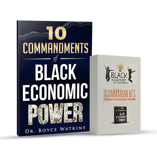 Dr Boyce Watkins Presents: The 10 Commandments of Black Economic Power + Flash Card Bundle