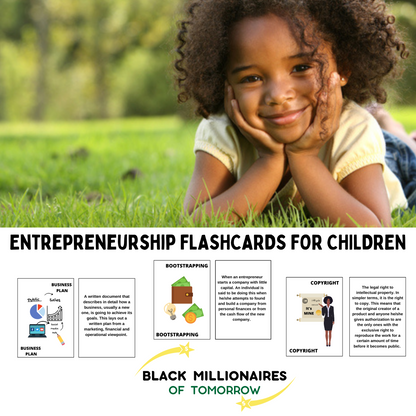 The Dr Boyce Watkins Fun Finance and Entrepreneurship Flash Cards for Children Bundle