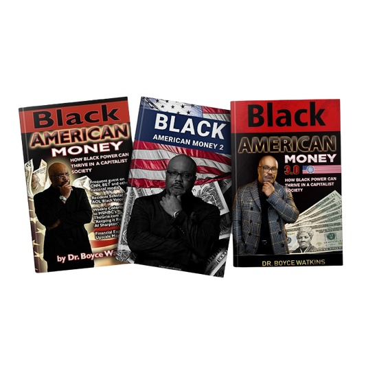 The Dr Boyce Watkins Black American Money Bundle Pack - 3 Books in one for one low price